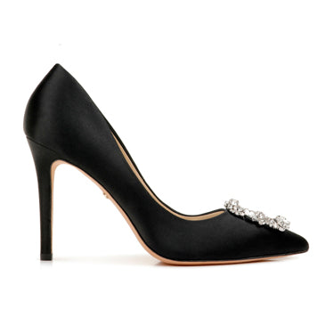 BADGLEY MISCHKA Shoe Cher Jewel Satin Pump