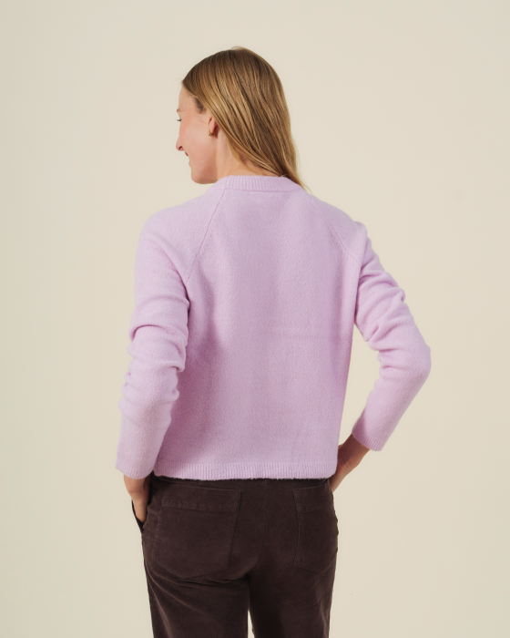 New Arrival Velvet Cozy Knit Jewelled Pullover