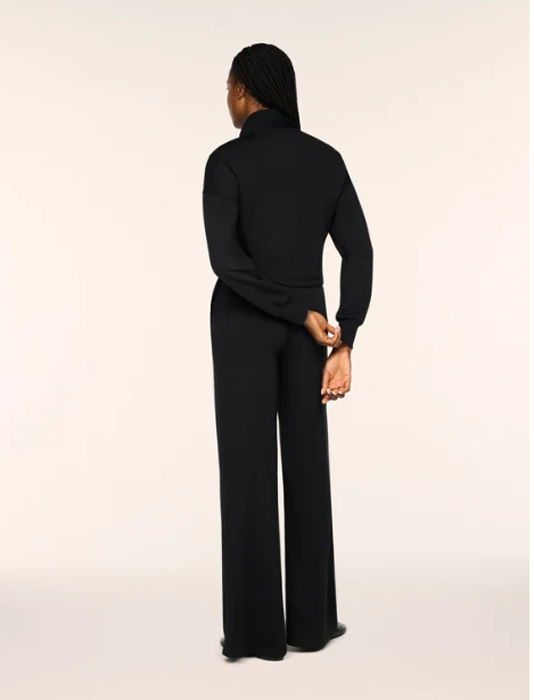 SPANX Long Sleeve Shawl Collar One Piece Jumpsuit