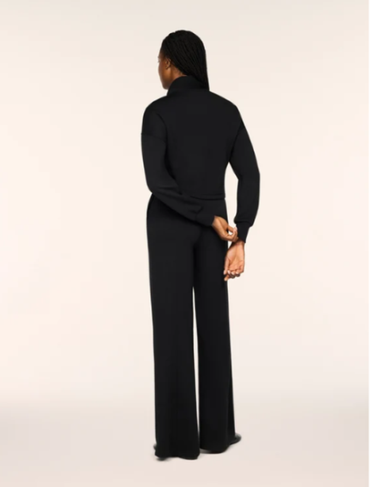 SPANX Long Sleeve Shawl Collar One Piece Jumpsuit