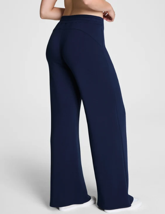 SPANX Airessentials Navy Wide Leg Pant