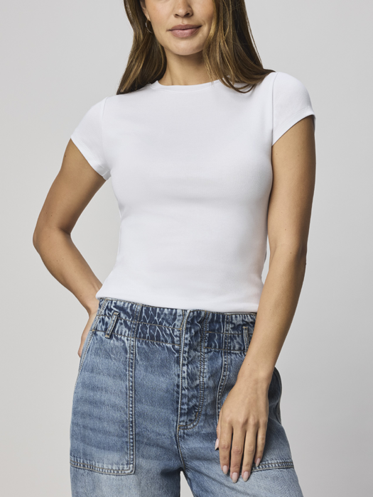 Splendid Josie Stretch Crewneck Tee