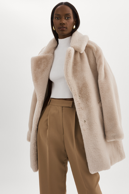 LAMARQUE Linnea Faux Fur Coat
