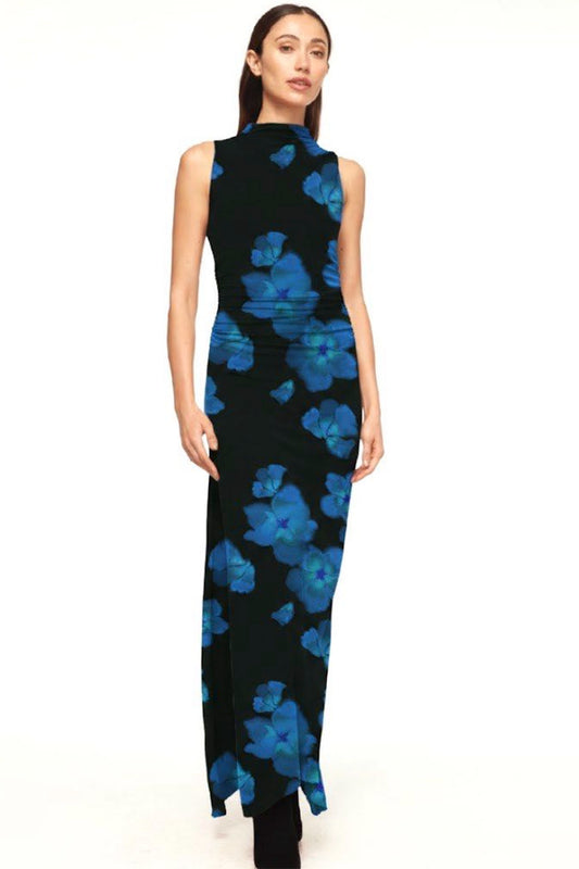 New Arrival MISA Athena Dress in Celestial Blue Mesh