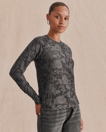 Splendid Cecelia Floral Long Sleeve Tee