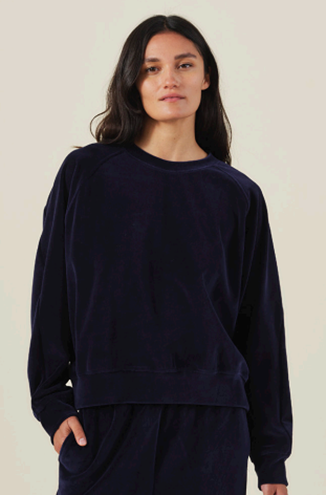 New Arrival Velvet Callie Lux Velour Sweatshirt