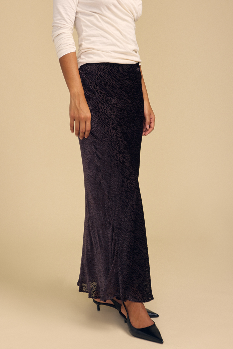 New Arrival Velvet Quinn Devore Dot Skirt