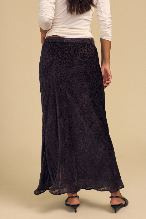 New Arrival Velvet Quinn Devore Dot Skirt