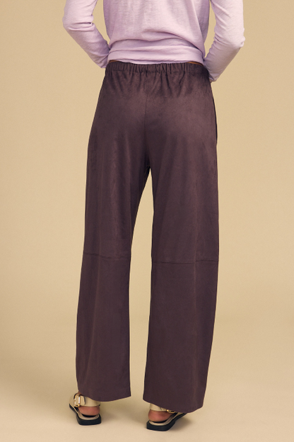 New Arrival Velvet Faux Suede Pant