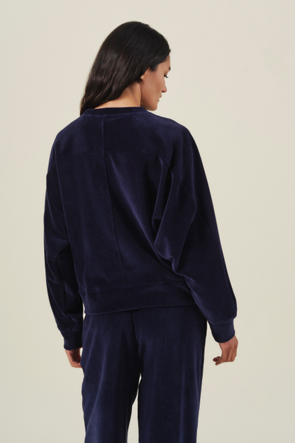 New Arrival Velvet Callie Lux Velour Sweatshirt